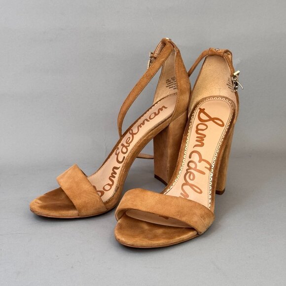 Sam Edelman Yaro Heels – Women’s 8.5 M – Tan Leather - Picture 1 of 10